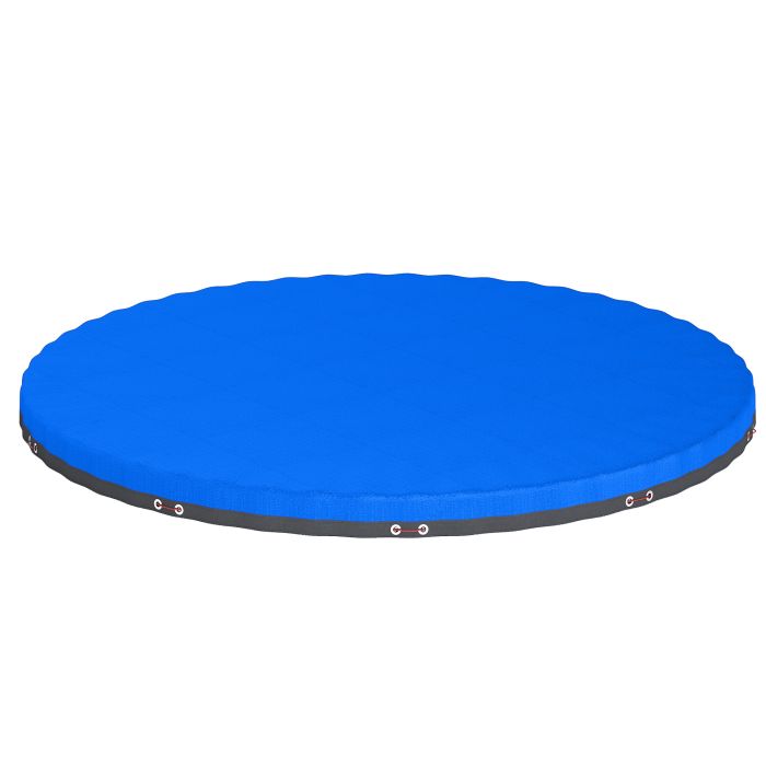 Evoena Blue PE 10 ft Waterproof Swimming Pool Cover with Secure Rope - 300cm
