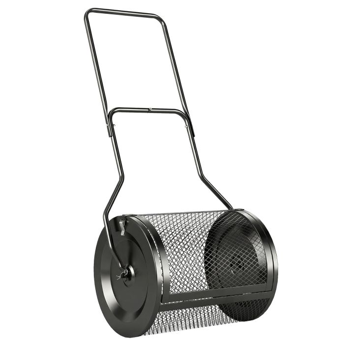 Wexex Black Metal Compost Spreader - 40cm