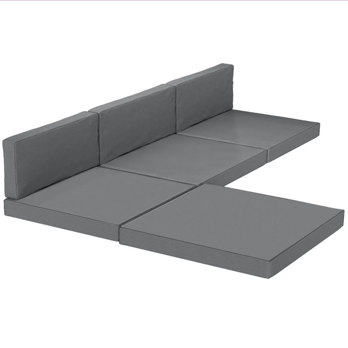 Dorhall Dark Grey PP Cotton Furniture 7 Piece Cushions Set - 60cm