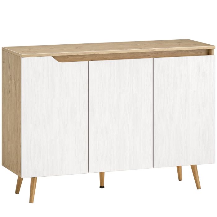 Wexia Oak Sideboard with 3 Doors - 107cm