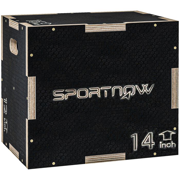 Marbury Black Wood Jump Box - 35.5cm