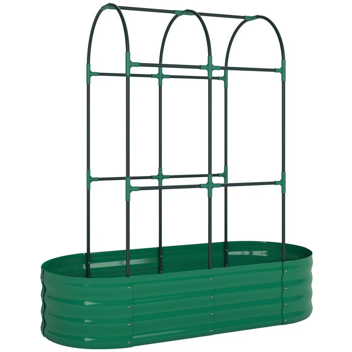 Elmheir Green Metal Planter - 60cm