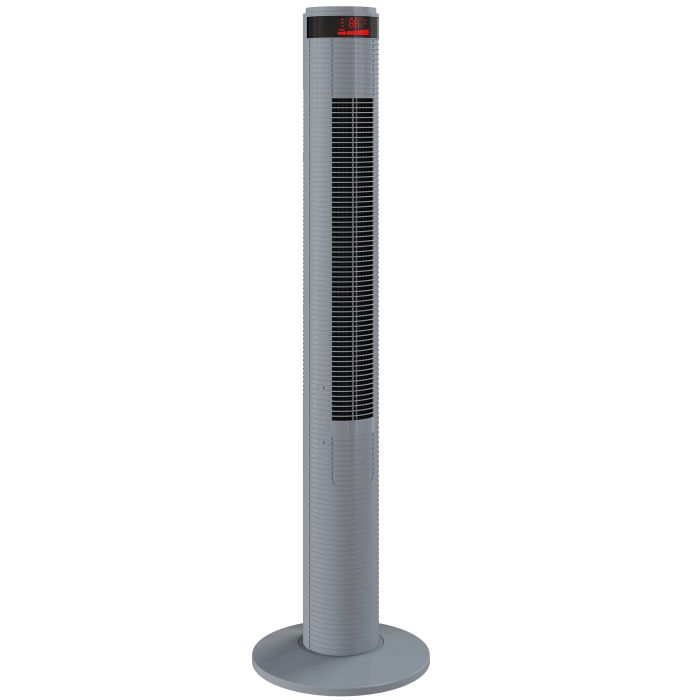 Ashmoor Grey Abs Tower Fan - 31.5cm