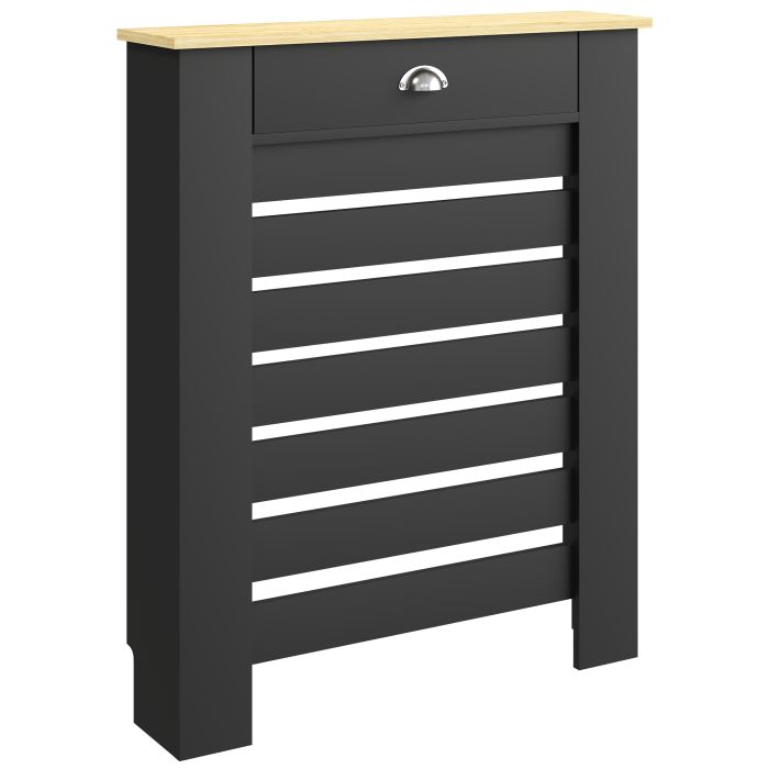 Dalheir Black Radiator Cover - 78cm