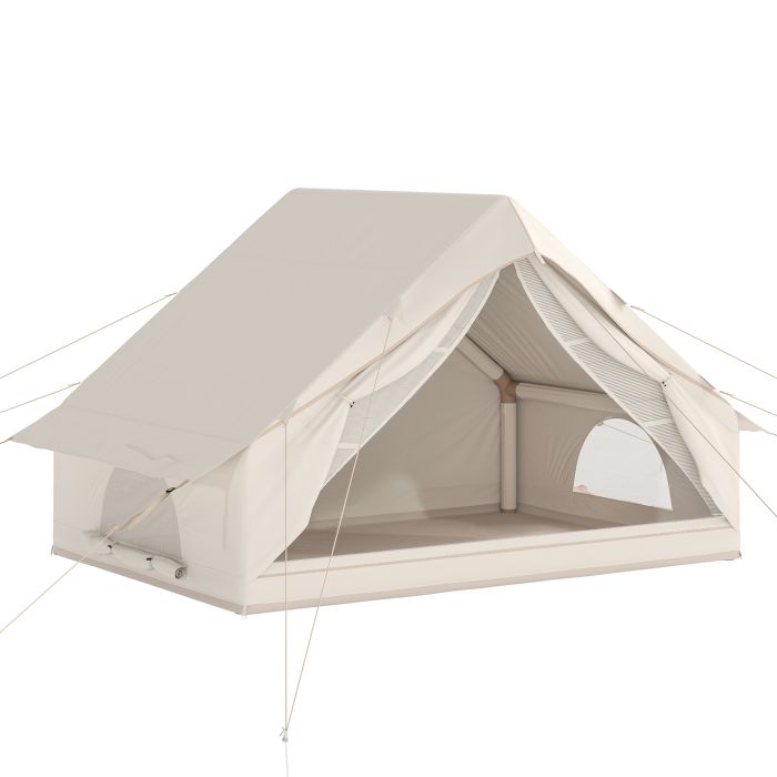 Easloft Beige Fabric Camping Tent - 210cm