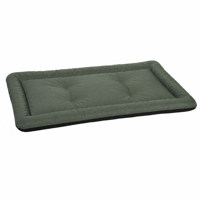 ANSLEY 130 x 85 x 7 cm Waterproof Foldable Dog Bed with Non Slip Base and Washable Cover - Army Green and Black