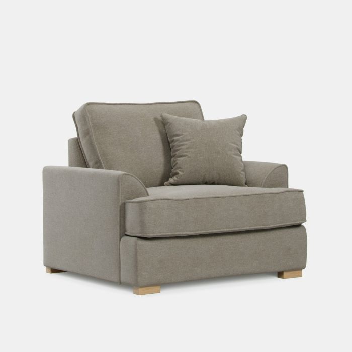 Armchair - HERITAGE Fabric - Dark Beige