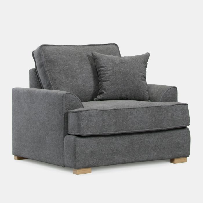 Armchair - HERITAGE Fabric - Grey