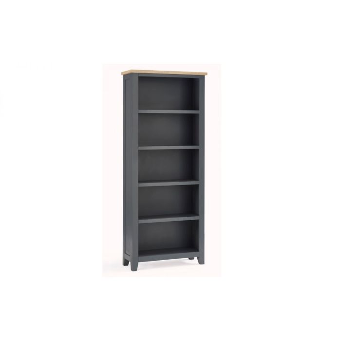 Bordeaux Tall Bookcase - Dark Grey