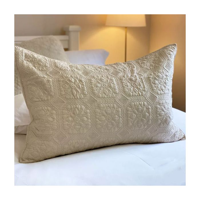 Boehm Neutral Beige Cushion Cover