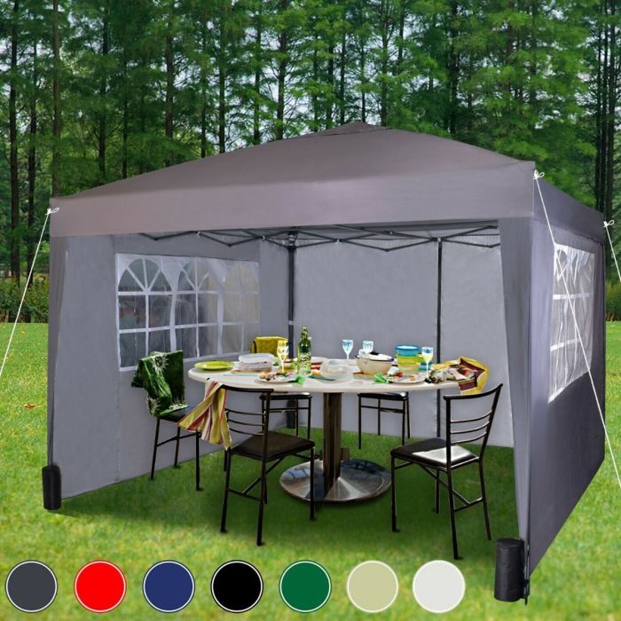 Outdoor Waterproof Foldable Pop up Gazebo - 7 Colours
