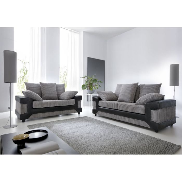 Dyno 3+2 Seater Sofa - Black