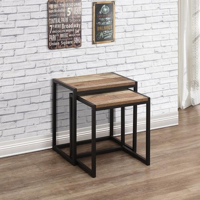 Birlea Urban Rustic Nest of Tables