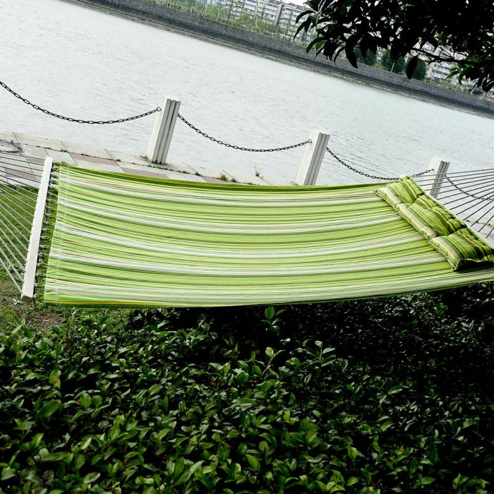 Hammock Hanging Swing Garden 2 Person Double - Green