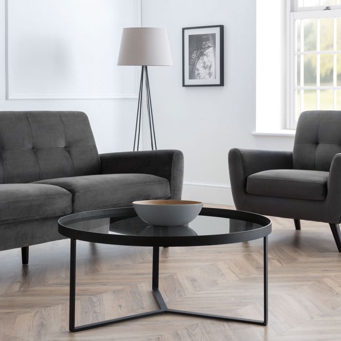 Loft Smoked Glass Coffee Table