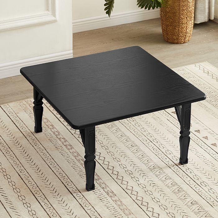 Contemporary Square Wooden Folding Coffee Table - 80cm W