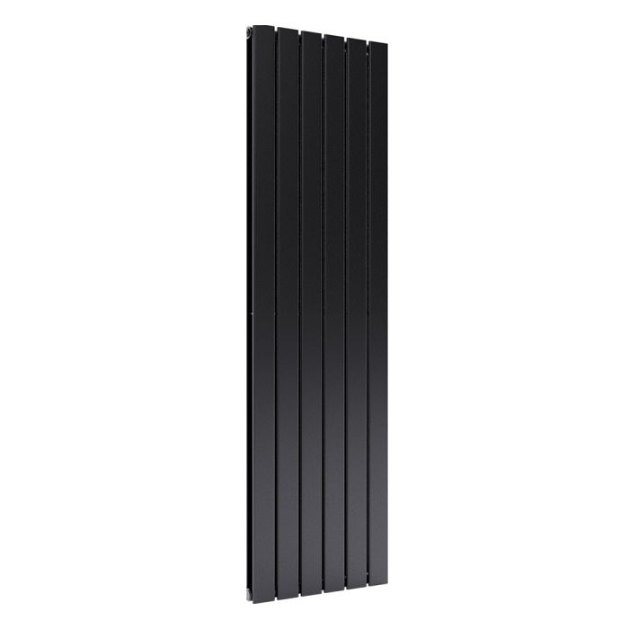 160cm H Smoke Grey Vertical Radiator With Double Panel - 6 Columns