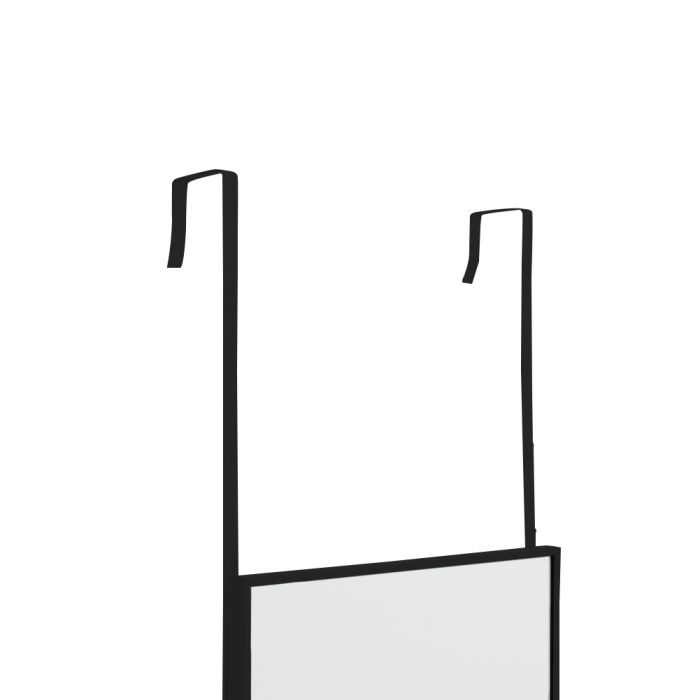 Over-the-Door Full Length Mirror with Sleek Metal Frame