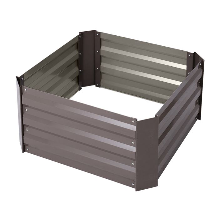 Galvanized Steel Rectangular Raised Garden Bed Planter Box-60cm D