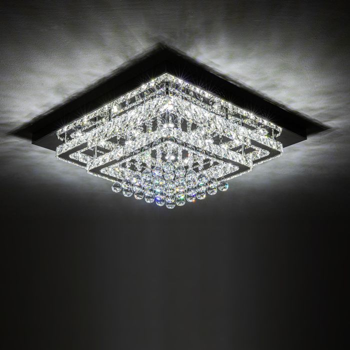 Crystal LED Ceiling Light Fixture