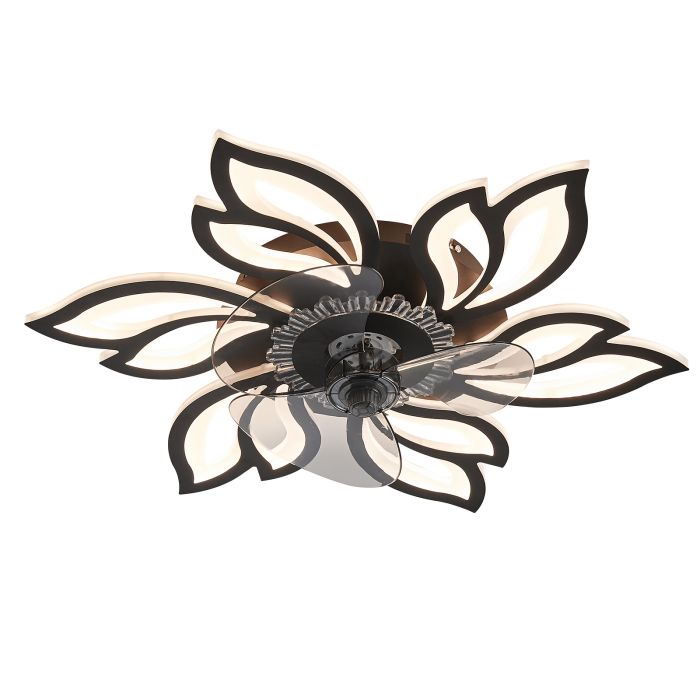 65cm Dia. Modern Flower Shape Ceiling Fan With Light