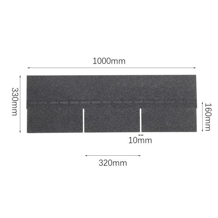 18Pcs Self-Adhesive Asphalt Shingles Bitumen Roofing