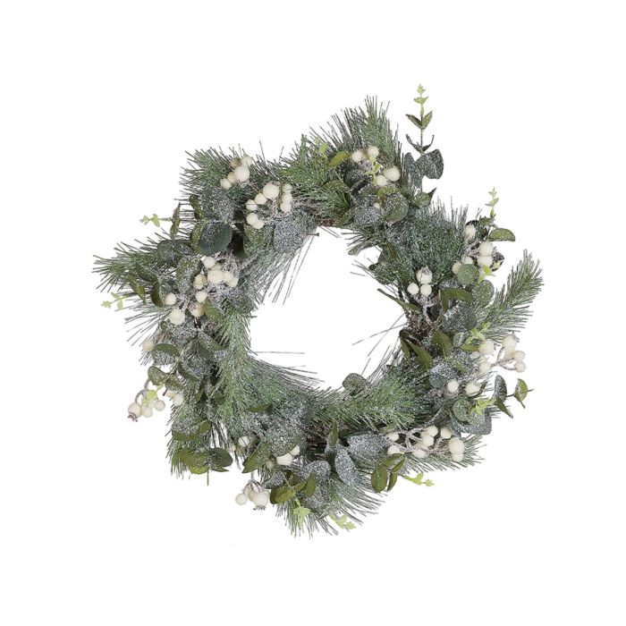 Mistletoe Magic Decorative Christmas Wreath 54 cm - Green