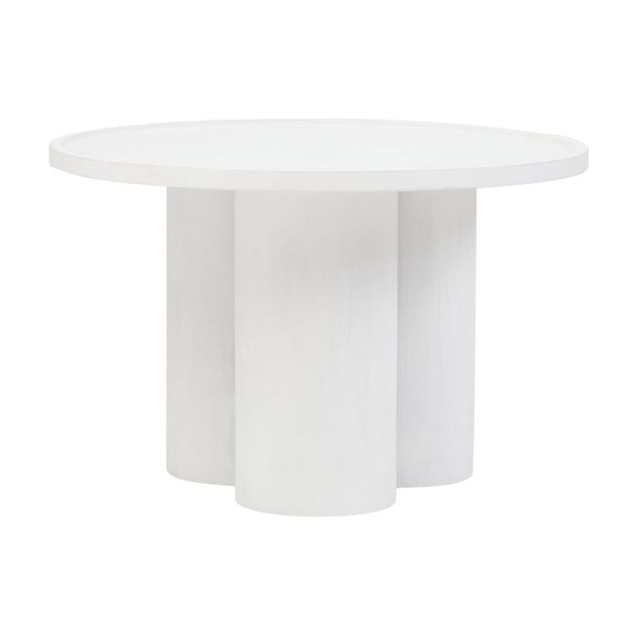PENWYTHA Wooden Round Coffee Table - White