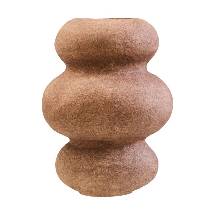 GRENTHRA Bubble Cotton Mache And Coco Shell Vase - Assorted