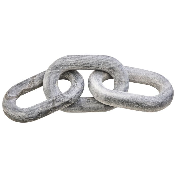 EVERSAN Decorative Marble Three Link Chain - Grey