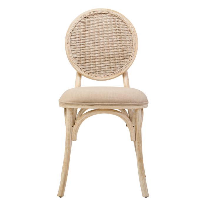 MORWYNNE Wooden Dining Chair - Light Oak
