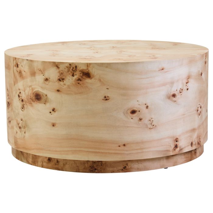CARDENNE Round Coffee Table - Light Oak