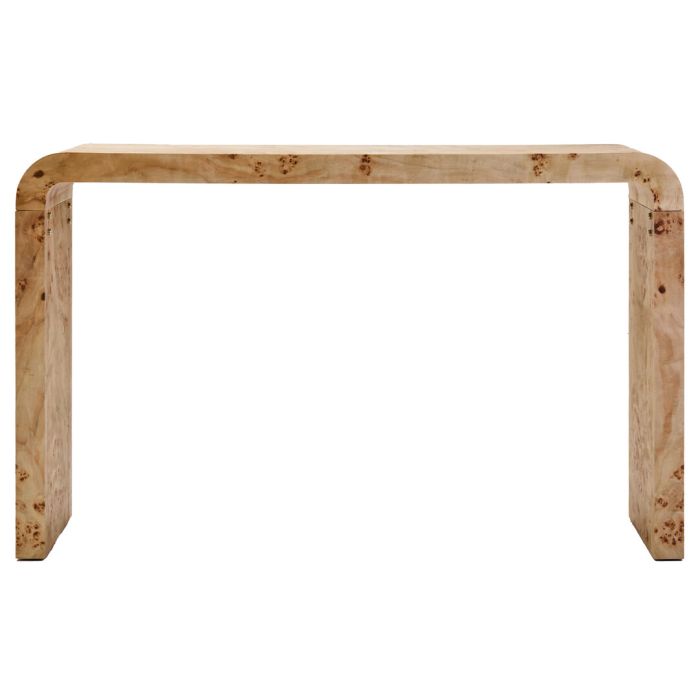 CARDENNE Curved Console Table - Light Oak