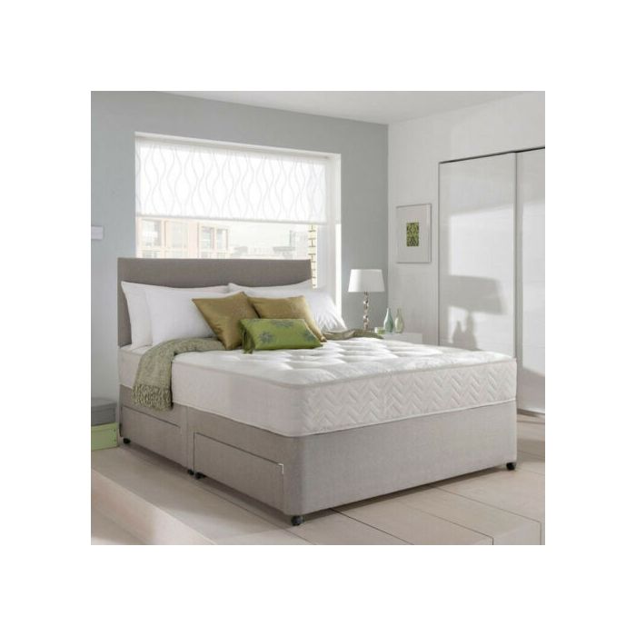 Divan Bed Frame with Drawer Storage - 4 Colours