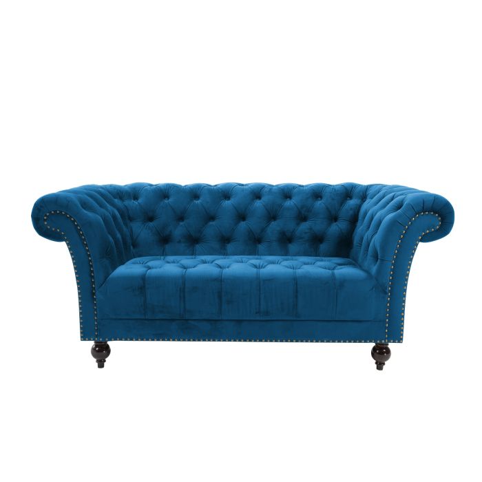 Birlea Chester 2-Seat Sofa - Blue