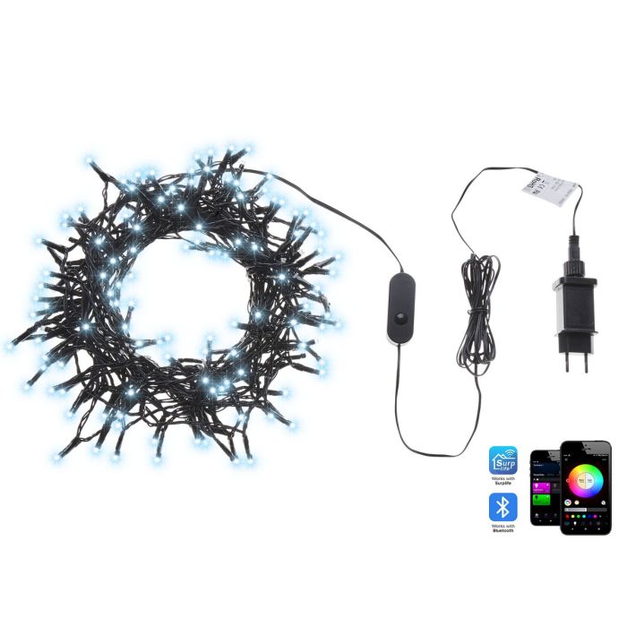 Starry Night Christmas Lights with App - Black