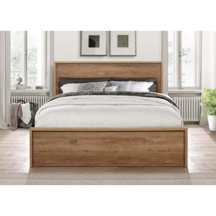 Birlea Stockwell Rustic Oak 2-Drawer Bed - Kingsize 5ft