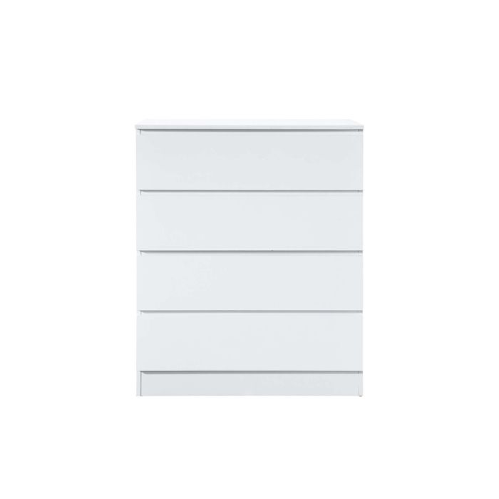 White Chest of Drawers - OPAL Medium Chest  4 Drawers