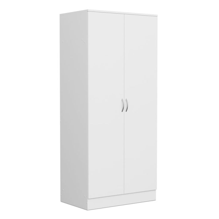 ARVELLO 2 Door Wardrobe White - 75.4cm