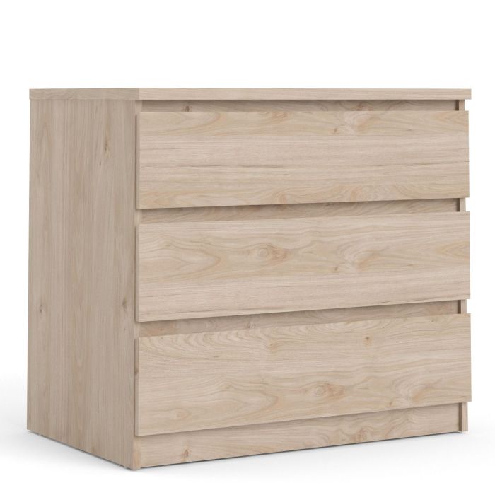 Naia Chest of 3 Drawers in Jackson Hickory - Oak
