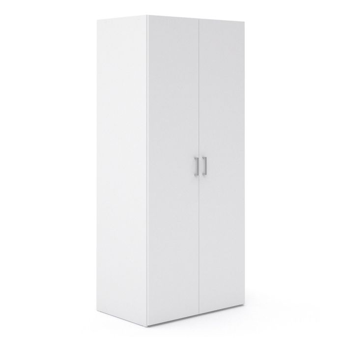Space Wardrobe with 2 Doors - White