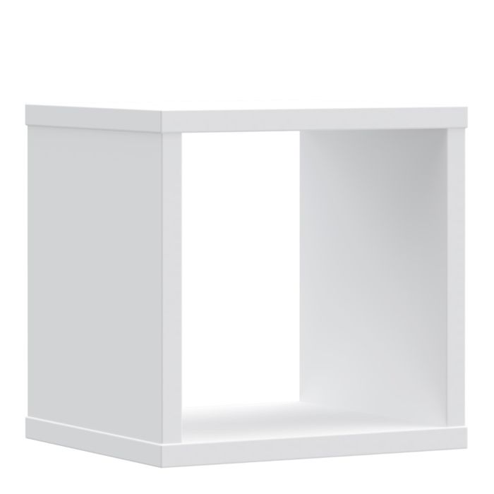 Phillips Square Shape Singular Storage Unit - White High Gloss