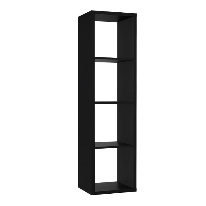 Phillips 3 Shelves Open Cube Storage Unit - Matt Black