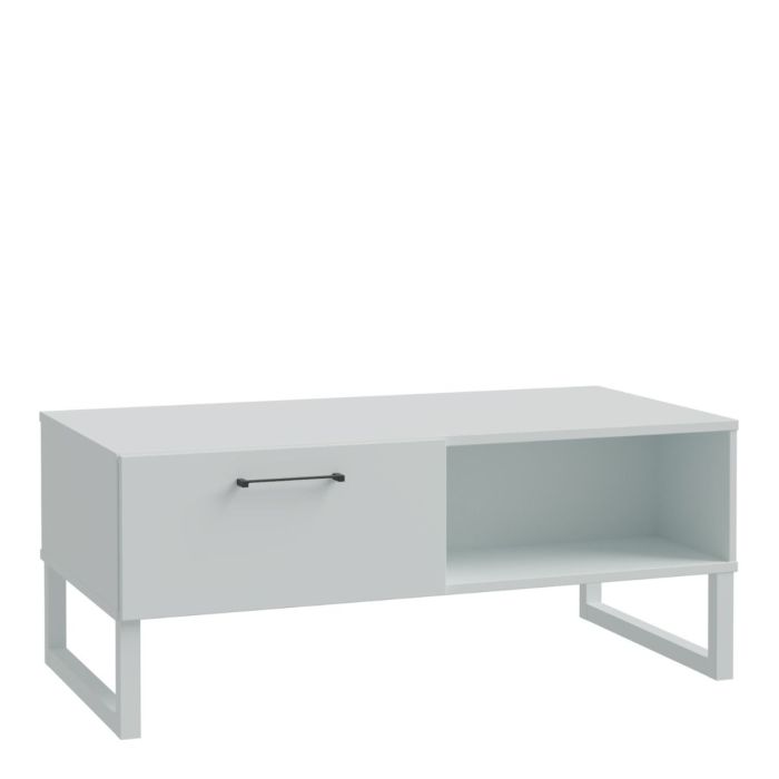 SULI 1 Drawer Coffee Table in Light Grey