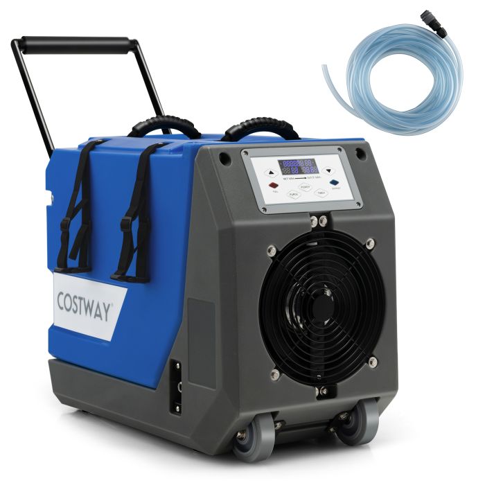 85L Day Commercial Dehumidifier with Pump and Timer - Blue