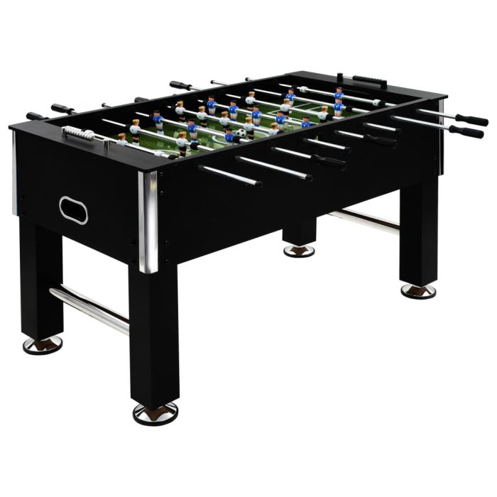 Football Table Steel 60 kg 140x74.5x87.5 cm - Black