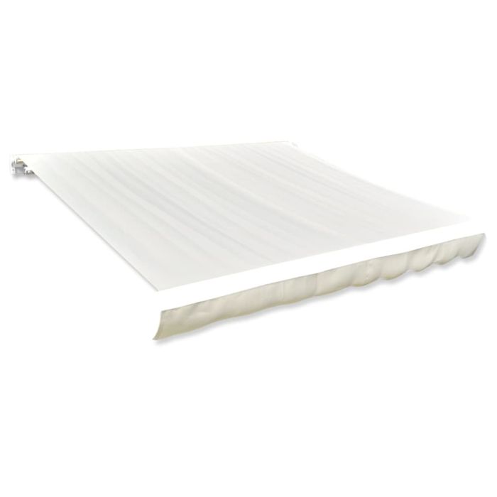 Awning Top Sunshade Canvas Cream 450x300 cm