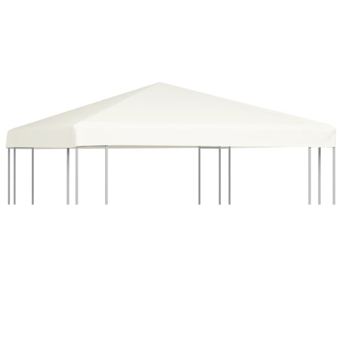 Gazebo Top Cover 310 g/m2 3x3 m Cream White