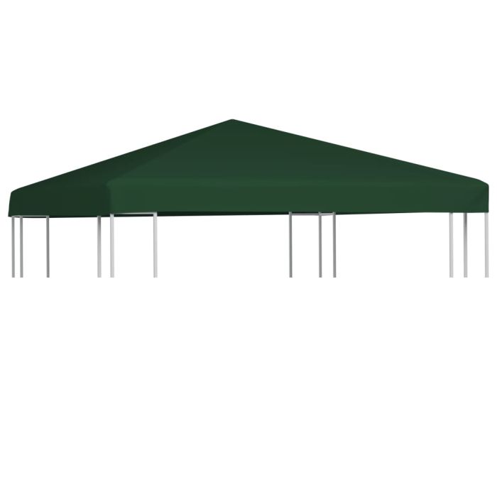 Gazebo Top Cover 310 g/m2 3x3 m Green
