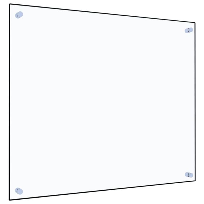 Kitchen Backsplash Transparent 70x60 cm Tempered Glass